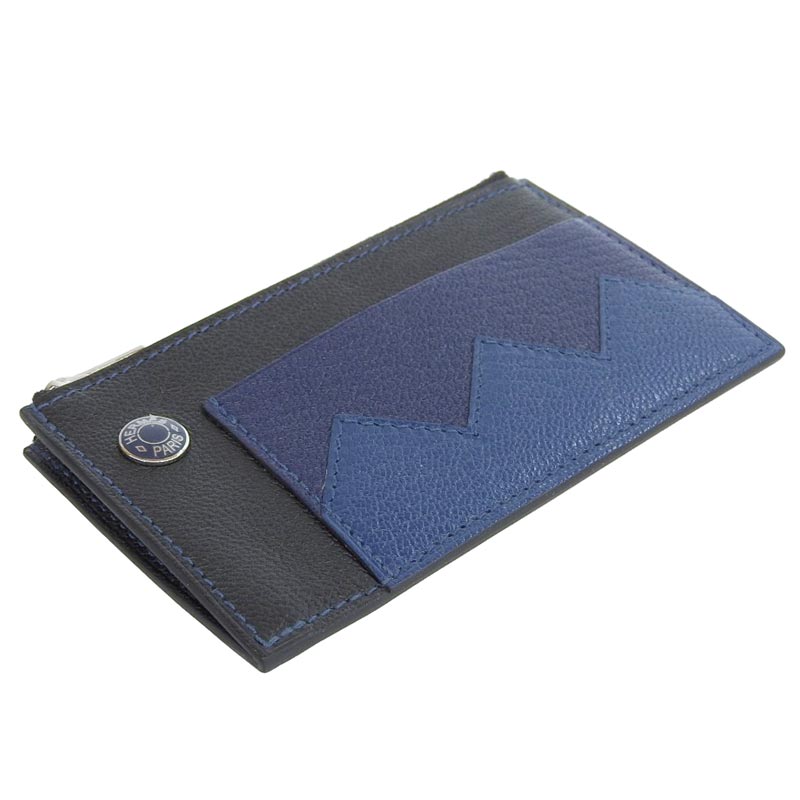 http://エルメス%20HERMES%20クロコダイル%20コインケース%20カードケース%20レザー%20ブラック%20ネイビー%20ブルー%20B刻印%202023年%20中古%20HE0916