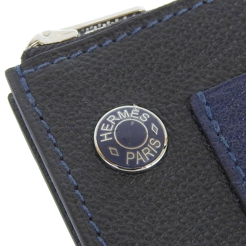 http://エルメス%20HERMES%20クロコダイル%20コインケース%20カードケース%20レザー%20ブラック%20ネイビー%20ブルー%20B刻印%202023年%20中古%20HE0916
