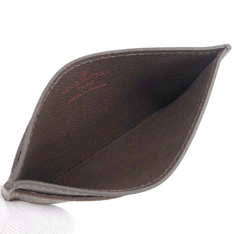 http://ルイヴィトン%20LOUIS%20VUITTON%20ダミエ%20ポルトカルト・サーンプル%20カードケース%20名刺入れ%20エベヌ%20N61722%20中古%20LV1525
