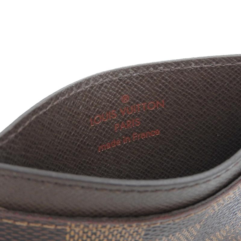 http://ルイヴィトン%20LOUIS%20VUITTON%20ダミエ%20ポルトカルト・サーンプル%20カードケース%20名刺入れ%20エベヌ%20N61722%20中古%20LV1525