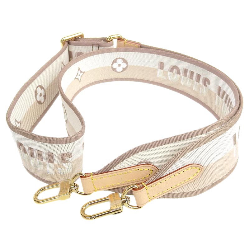ルイヴィトン LOUIS VUITTON スピーディ20 モノグラム用 ショルダーストラップ キャンバス ゴールド金具 美品 LV1526
