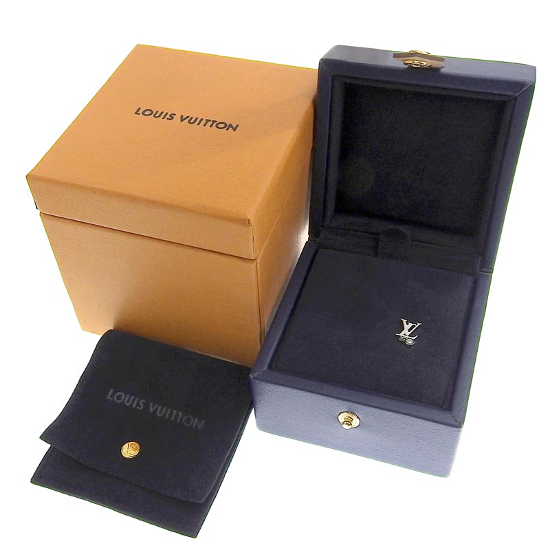 http://ルイヴィトン%20LOUIS%20VUITTON%20ピアス%20イディール・ブロッサム%20LV%20K18WG%20ダイヤモンド%20単品%20Q96544%20中古%20LV1529