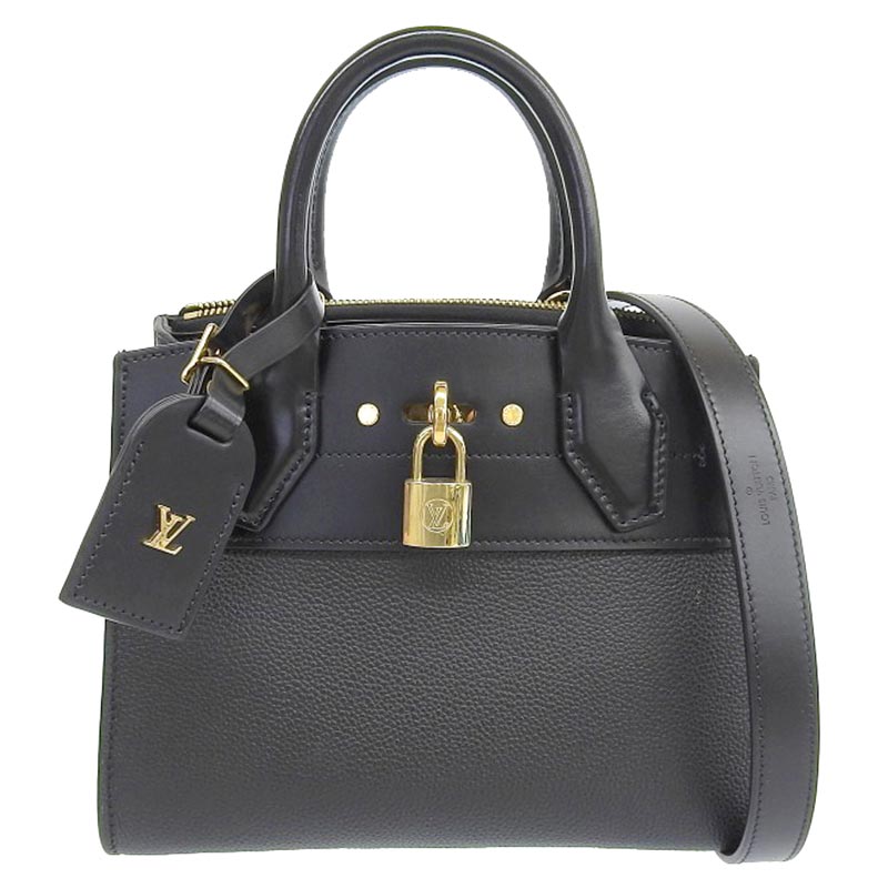 ルイヴィトン LOUIS VUITTON シティスティーマーPM 2WAYバッグ ハンドバッグ ショルダーバッグ レザー ノワール M51028 中古 LV1541