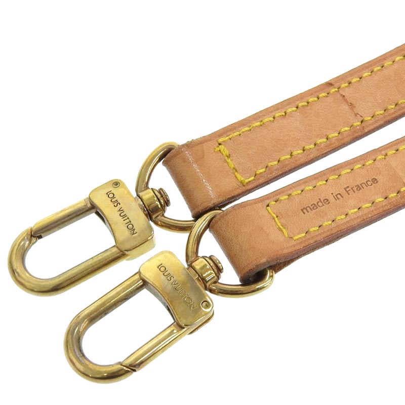 http://ルイヴィトン%20LOUIS%20VUITTON%20ショルダーストラップ%20ヌメ革%20ベージュ%20ゴールド金具%20中古%20LV1543