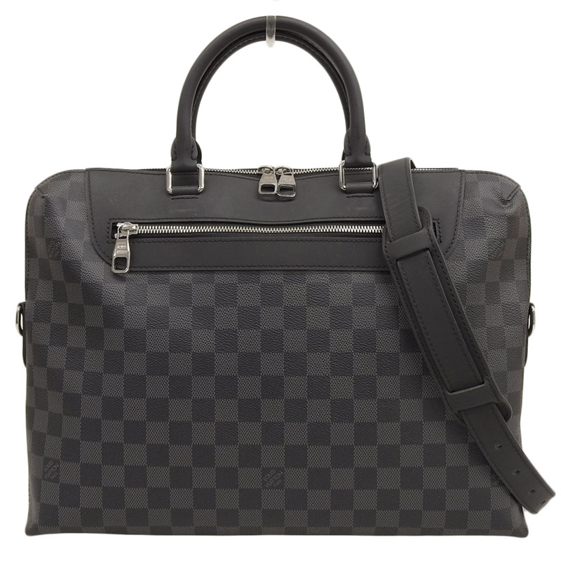 ルイヴィトン LOUIS VUITTON ダミエ グラフィット ポルトドキュマンジュールNM 2WAYバッグ ビジネスバッグ N48260 中古 LV1545