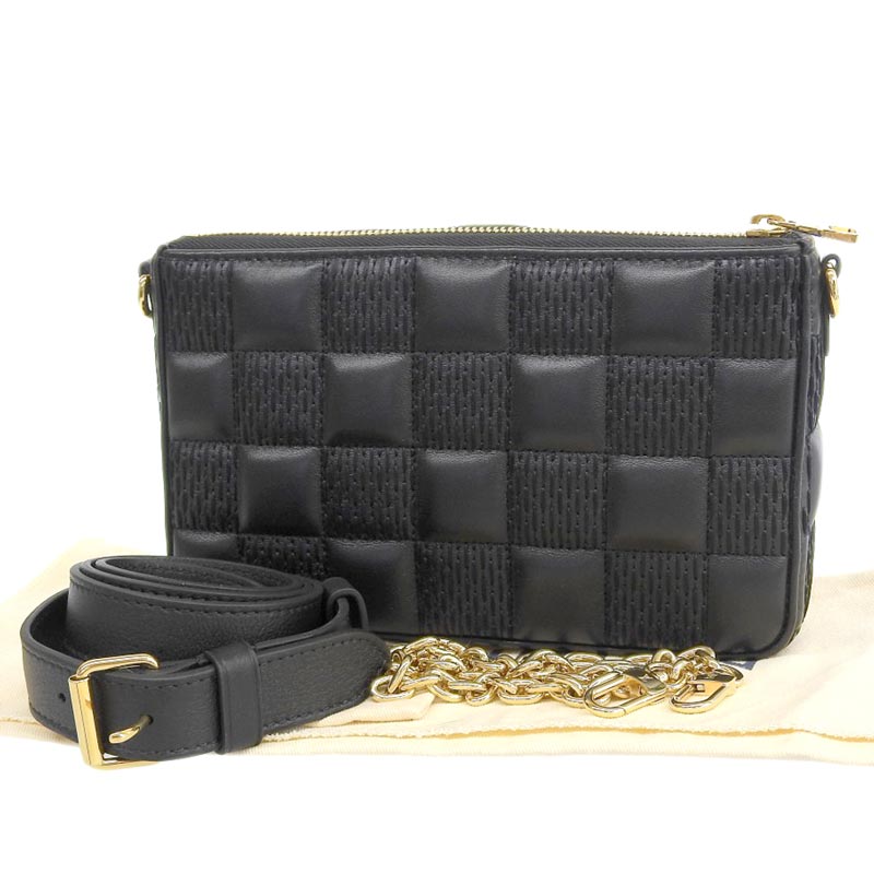 http://ルイヴィトン%20LOUIS%20VUITTON%20ダミエ%20ポシェット・トロカ%20ショルダーバッグ%20ラムレザー%20ノワール%20M59046%20中古%20LV1549
