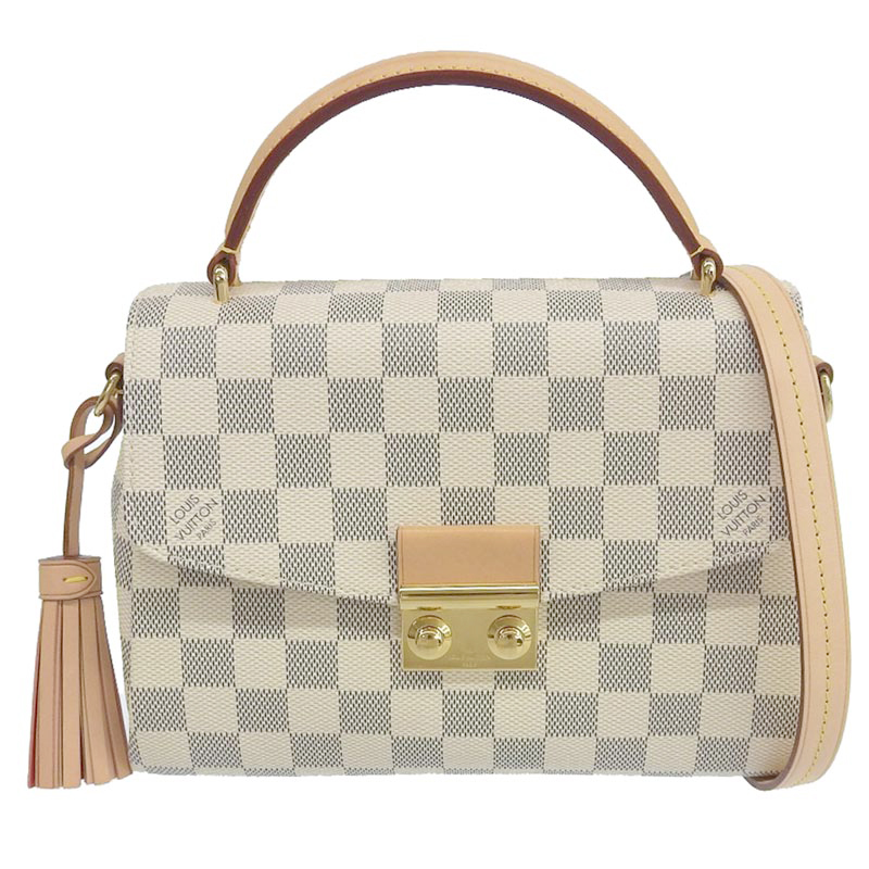 ルイヴィトン LOUIS VUITTON ダミエ アズール クロワゼット 2WAYバッグ ハンドバッグ ショルダーバッグ N41581 中古 LV1550