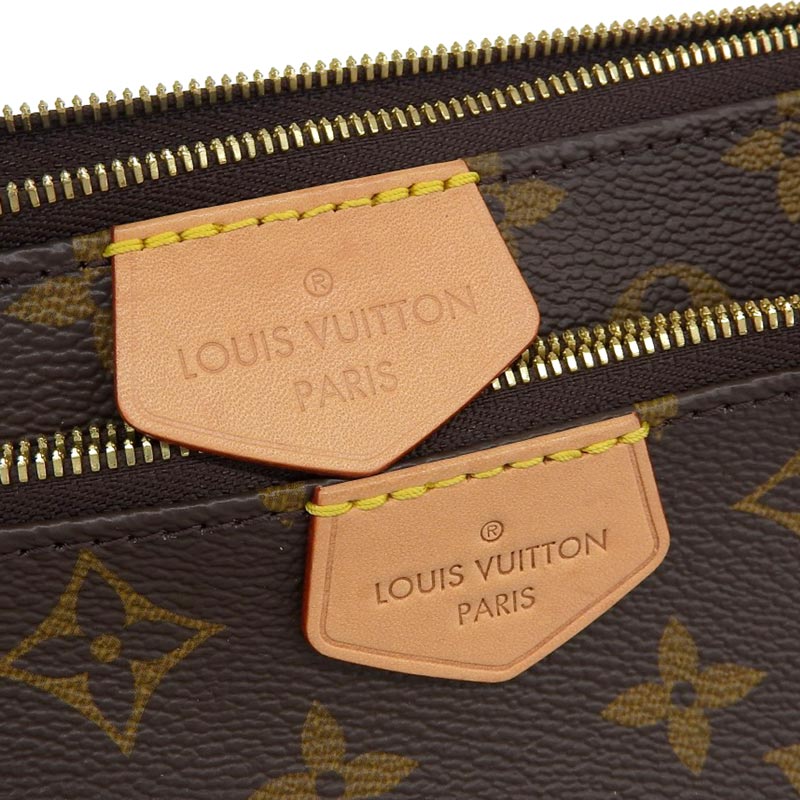 http://ルイヴィトン%20LOUIS%20VUITTON%20モノグラム%20ミュルティ・ポシェット・アクセソワール%202WAYバッグ%20カーキ%20M44813%20中古%20LV1558
