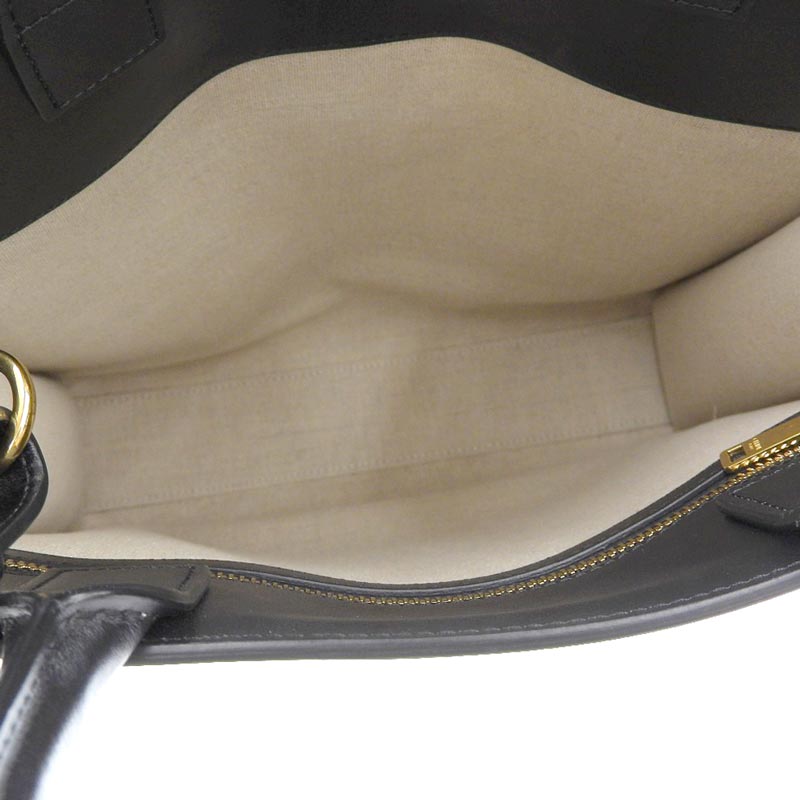 http://セリーヌ%20CELINE%20バーティカルカバ%202WAYバッグ%20ハンドバッグ%20ショルダーバッグ%20キャンバス%20レザー%20ブラック%20アイボリー%20中古%20OB1751