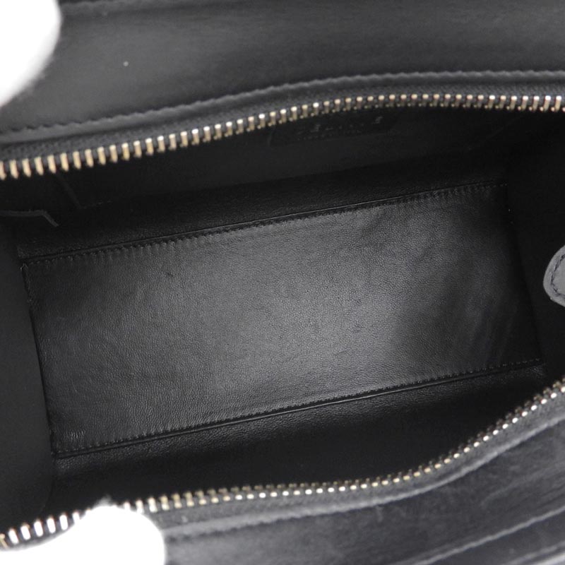 http://セリーヌ%20CELINE%20ラゲージ%20ナノショッパー%202WAY%20ハンドバッグ%20ショルダーバッグ%20レザー%20ブラック%20グレージュ%20ブラウン%20中古%20OB1756