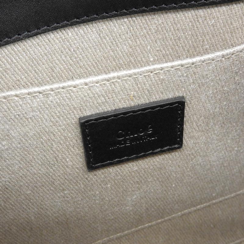http://クロエ%20CHLOE%20ウッディスモールトートバッグ%202WAYバッグ%20ハンドバッグ%20レザー%20ブラック%20CHC22WS397I60001%20中古%20OB1768