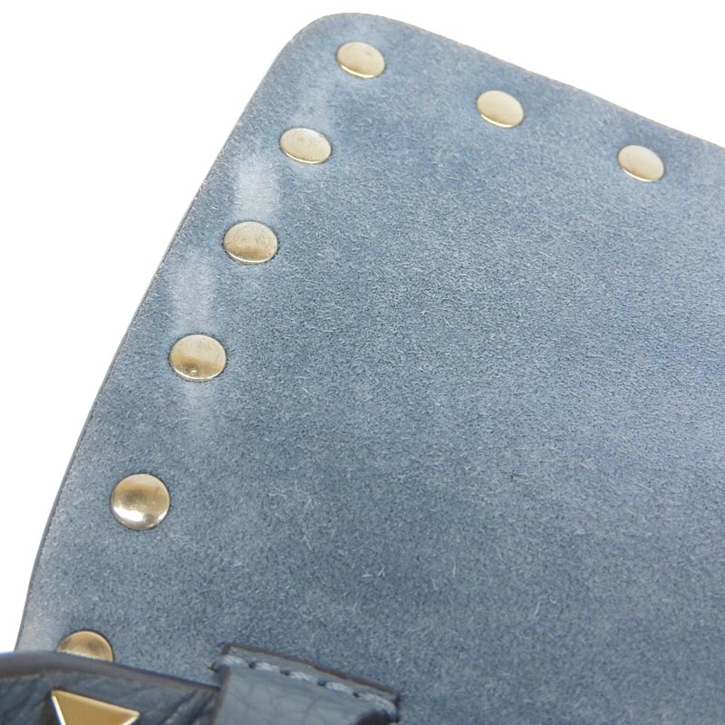 http://ヴァレンティノ%20VALENTINO%20スモール%20ショルダーバッグ%20クロスボディバッグ%20レザー%20ブルー%20中古%20OB1772