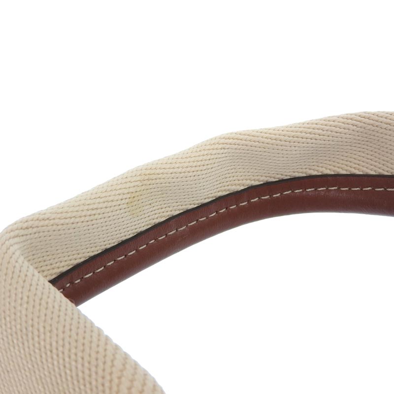 http://クロエ%20CHLOE%20ウッディスモールトートバッグ%202WAY%20ハンドバッグ%20キャンバス/レザー%20ベージュ/ブラウン%20CHC22AS397%20中古%20OB1785