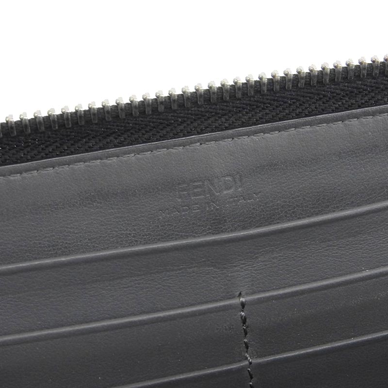 http://フェンディ%20FENDI%20長財布%20ラウンドファスナー%20モンスター%20バグズアイ%20レザー%20グレー%207M0210%20中古%20OBB0547