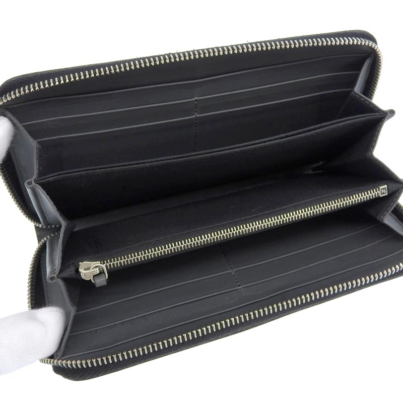 http://フェンディ%20FENDI%20長財布%20ラウンドファスナー%20モンスター%20バグズアイ%20レザー%20グレー%207M0210%20中古%20OBB0547