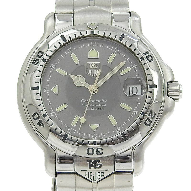 タグホイヤー TAG HEUER 6000シリーズ メンズ 自動巻き 腕時計 SS シルバー文字盤 WH5112-K1 中古 OW0424