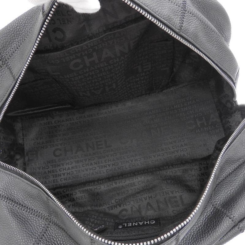 http://シャネル%20CHANEL%20チョコバー%20ハンドバッグ%20レザー%20ブラック%209番台%20中古%20CH0914