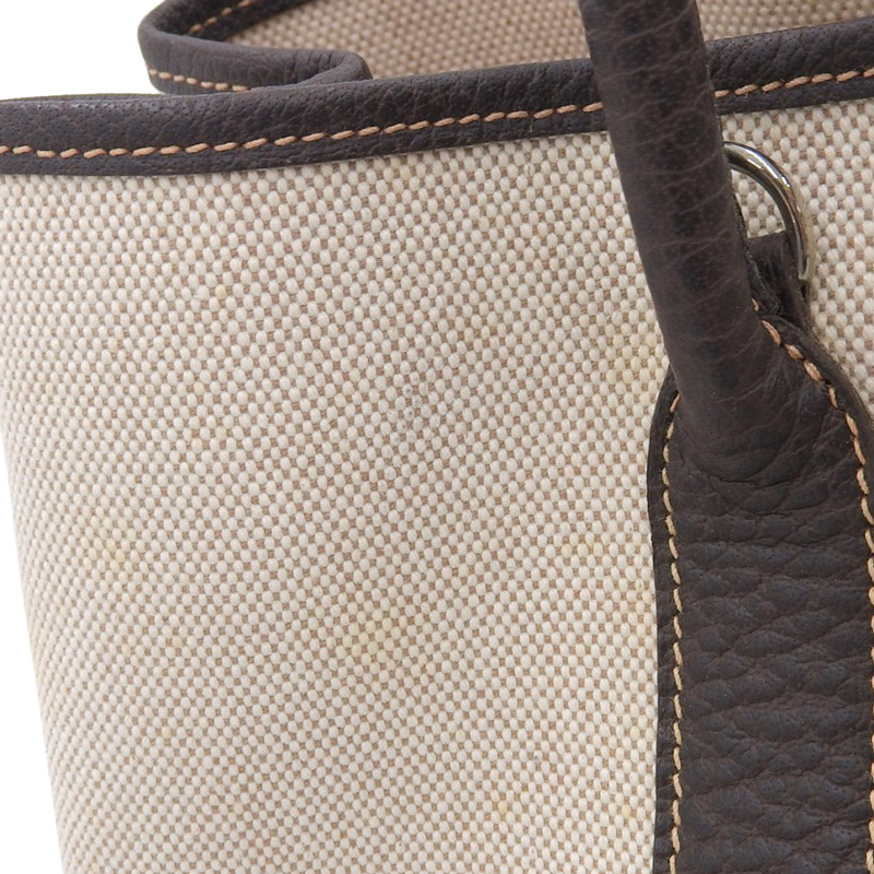 http://エルメス%20HERMES%20ガーデンパーティTPM%202WAYバッグ%20トートバッグ%20トワルアッシュ%20ベージュ/ブラウン%20□I刻印%202005年%20中古%20HE0927
