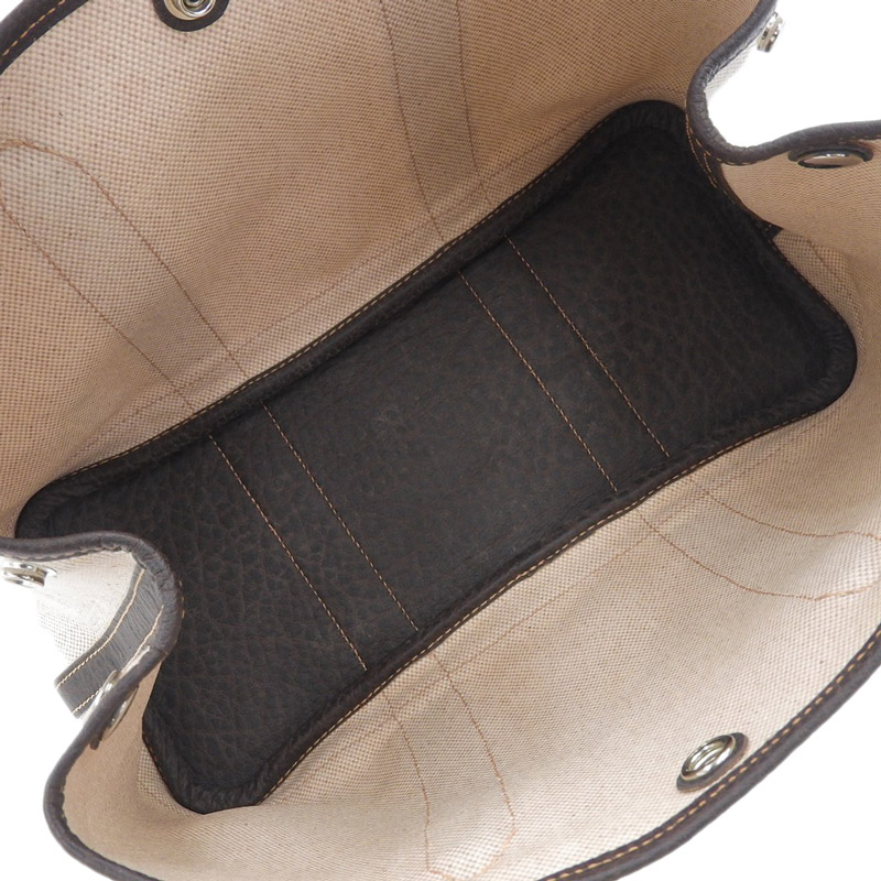 http://エルメス%20HERMES%20ガーデンパーティTPM%202WAYバッグ%20トートバッグ%20トワルアッシュ%20ベージュ/ブラウン%20□I刻印%202005年%20中古%20HE0927