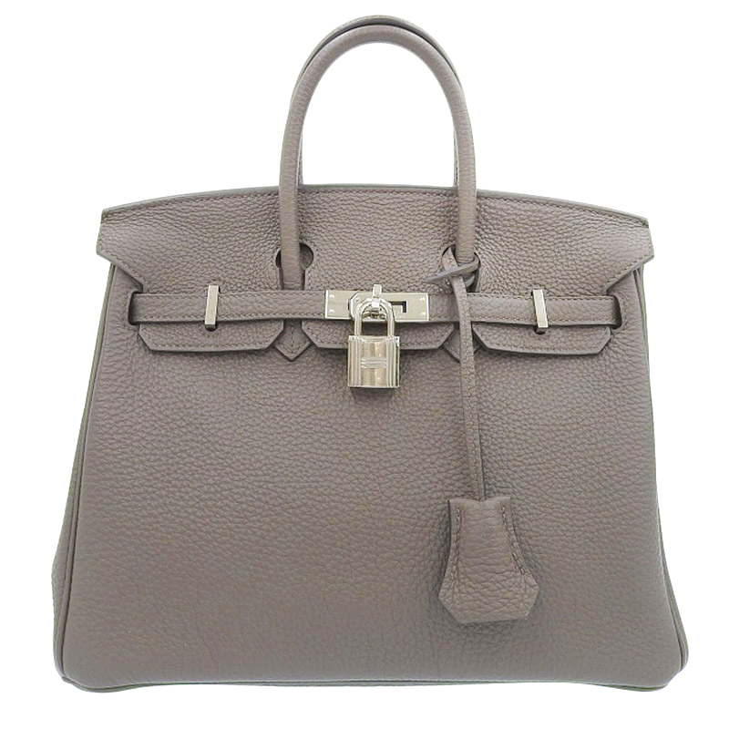 エルメス HERMES バーキン25 ハンドバッグ トゴ トープ T刻印 2015年 中古 HE0928