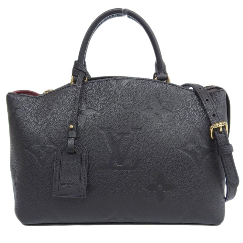 ルイヴィトン LOUIS VUITTON モノグラム アンプラント プティ パレPM 2WAY ハンドバッグ ショルダー ノワール M58916 中古 LV1556