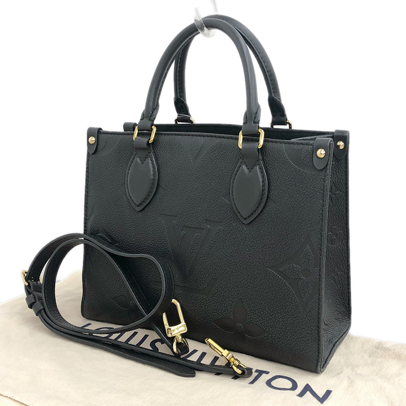 http://ルイヴィトン%20LOUIS%20VUITTON%20モノグラム%20アンプラント%20オンザゴーPM%202WAY%20ハンドバッグ%20ショルダー%20ノワール%20M45653%20中古%20LV1563
