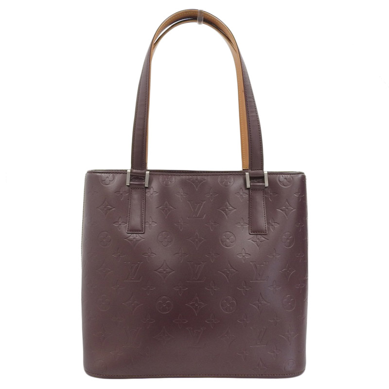 ルイヴィトン LOUIS VUITTON モノグラム・マット ストックトン ハンドバッグ ヴィオレ M55116 中古 LV1568