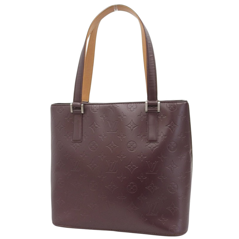 http://ルイヴィトン%20LOUIS%20VUITTON%20モノグラム・マット%20ストックトン%20ハンドバッグ%20ヴィオレ%20M55116%20中古%20LV1568