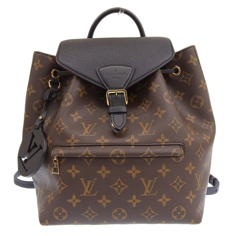 ルイヴィトン LOUIS VUITTON モノグラム・マカサー モンスリNMPM バックパック リュックサック M45515 中古 LV1572