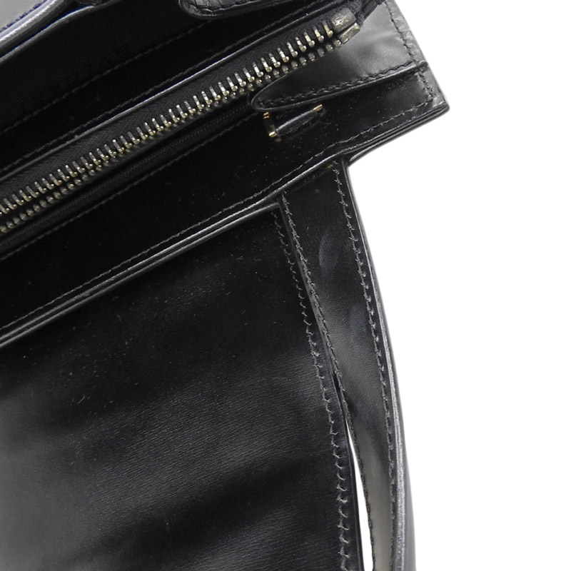 http://ブルガリ%20BVLGARI%202WAYバッグ%20ハンドバッグ%20ショルダーバッグ%20レザー%20ブラック%20中古%20OB1726