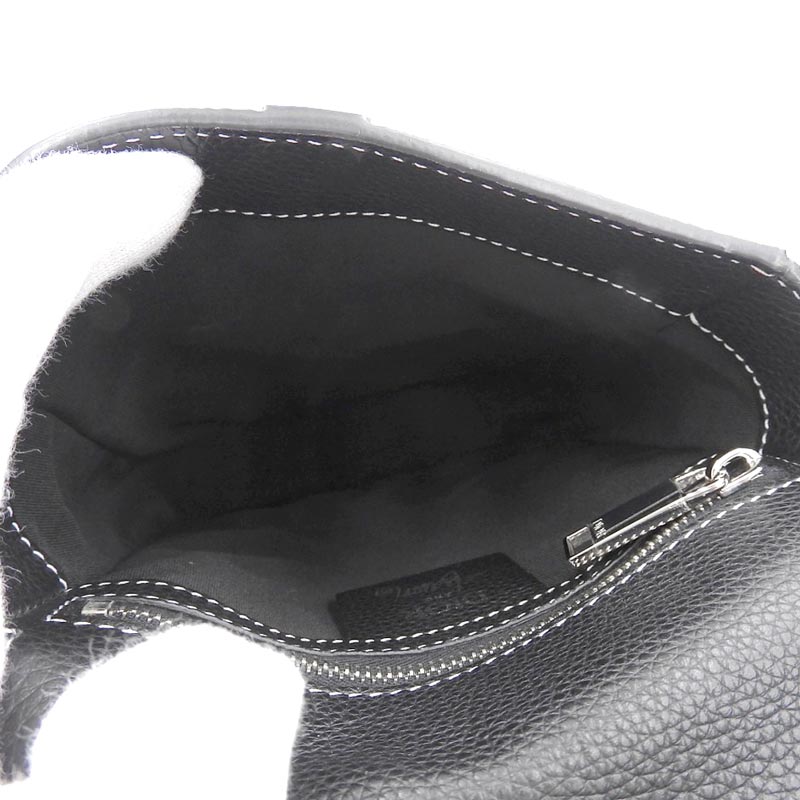 http://ディオール%20CHRISTIAN%20DIOR%20サドル%20ショルダーバッグ%20BEEポーチ%20ステューシーコラボ%20レザー%20ブラック%20中古%20OB1802