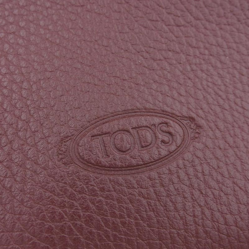 http://トッズ%20TOD'S%202WAYバッグ%20ハンドバッグ%20ショルダーバッグ%20レザー%20ボルドー%20中古%20OB1806