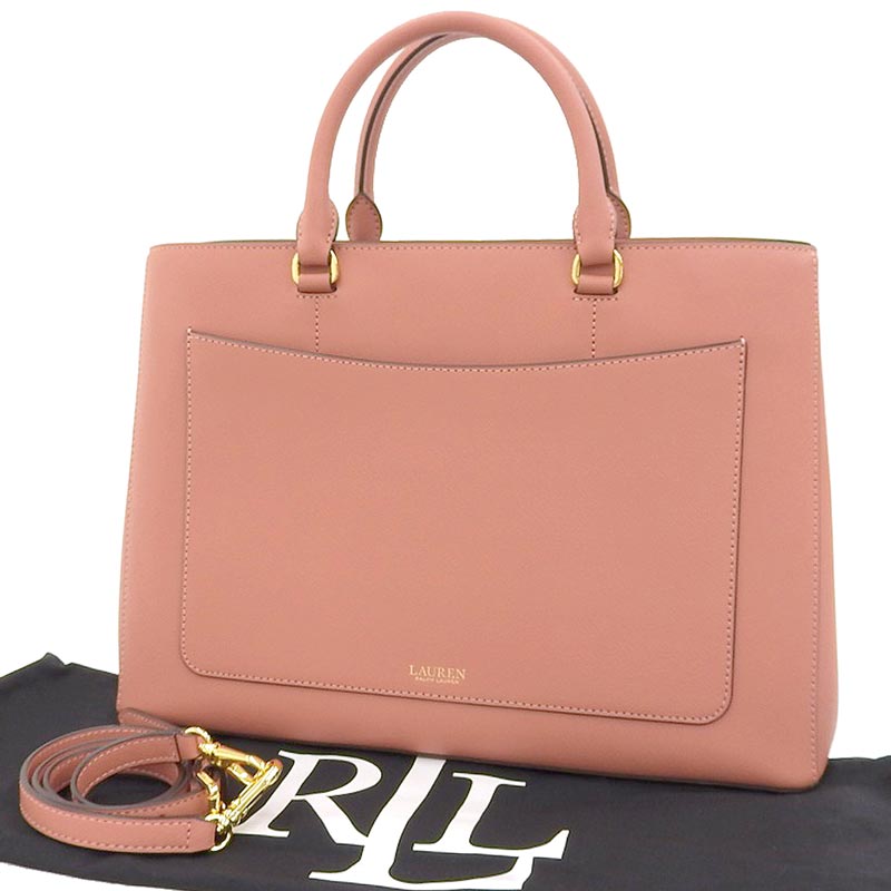http://ラルフローレン%20RALPH%20LAUREN%202WAYバッグ%20ハンドバッグ%20ショルダーバッグ%20レザー%20ピンク%20美品%20OB1808