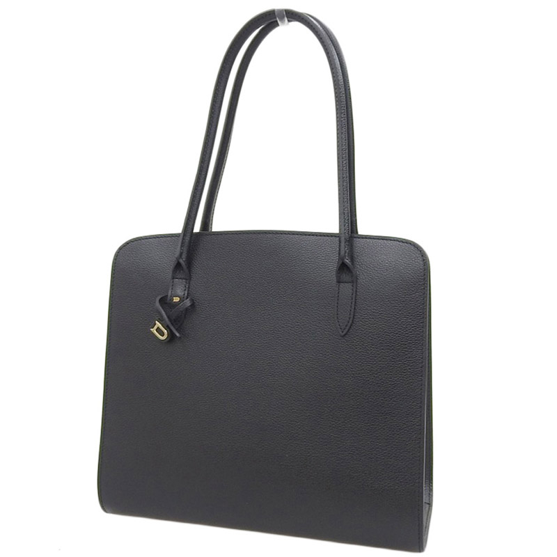 http://デルボー%20DELVAUX%20セピア%20トートバッグ%20ハンドバッグ%20レザー%20ブラック%20中古%20OB1809