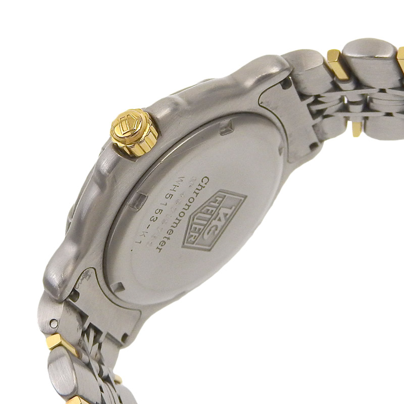 http://タグホイヤー%20TAG%20HEUER%206000シリーズ%20メンズ%20自動巻き%20腕時計%20SS/K18%20グリーン文字盤%20WH5153-K1%20中古%20OW0423