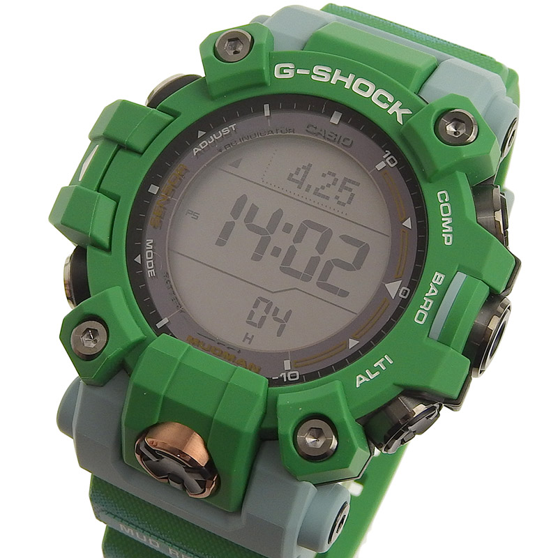 http://カシオ%20CASIO%20Gショック%20EARTHWATCHコラボモデル%20メンズ%20ソーラー%20腕時計%20バイオマスプラスチック%20黒文字盤%20GW-9500KJ%20美品%20OW0428