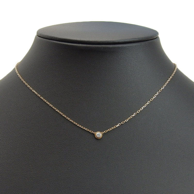http://カルティエ%20CARTIER%20ダムールネックレス%20ネックレス%20K18%20ダイヤモンド%20中古%20CA0468