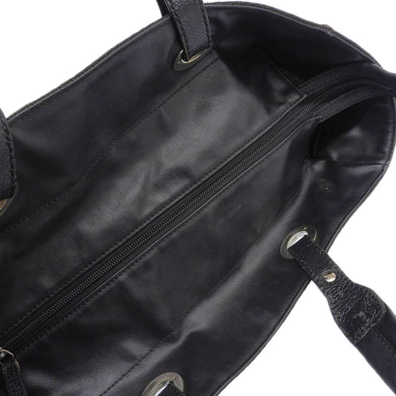 http://シャネル%20CHANEL%20パリビアリッツトートMM%20トートバッグ%20レザー/キャンバス%20ブラック%2011番台%20中古%20CH0922