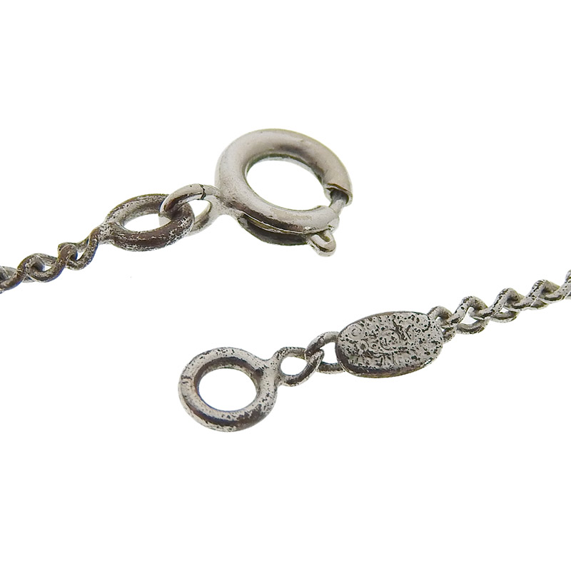 http://シャネル%20CHANEL%20ネックレス%20ココマーク%20シルバー色/ブラック%2006V%20中古%20CH0925