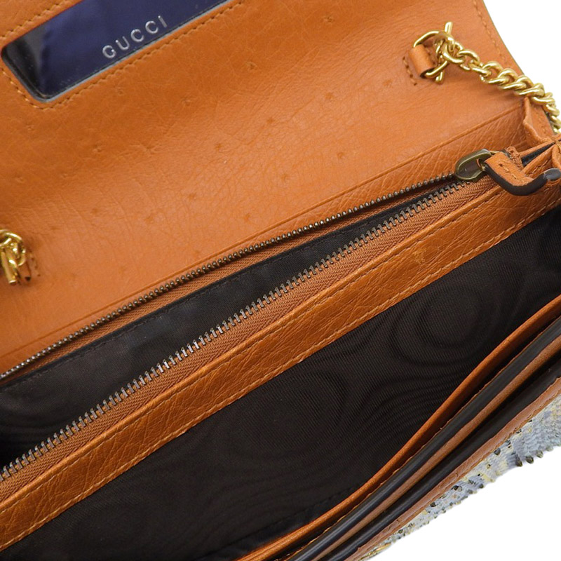http://グッチ%20GUCCI%20ダイアナ%20チェーンウォレット%20パイソン/レザー%20ベージュ%20マルチカラー%20658243%20中古%20GU0581