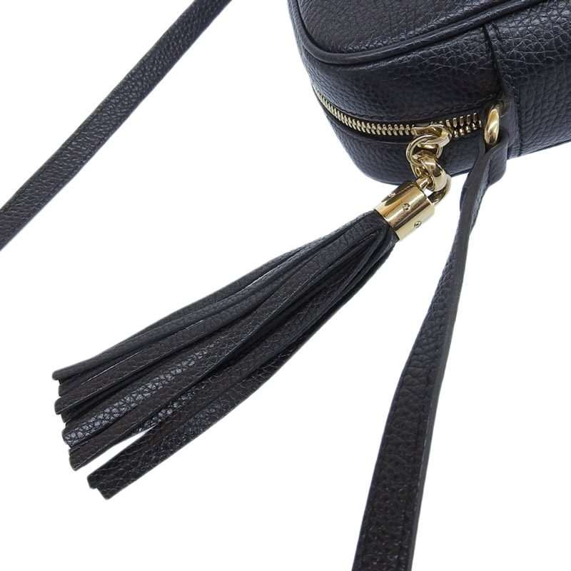 http://グッチ%20GUCCI%20ソーホー%20ショルダーバッグ%20斜め掛けショルダー%20レザー%20ブラック%20308364%20中古%20GU0582