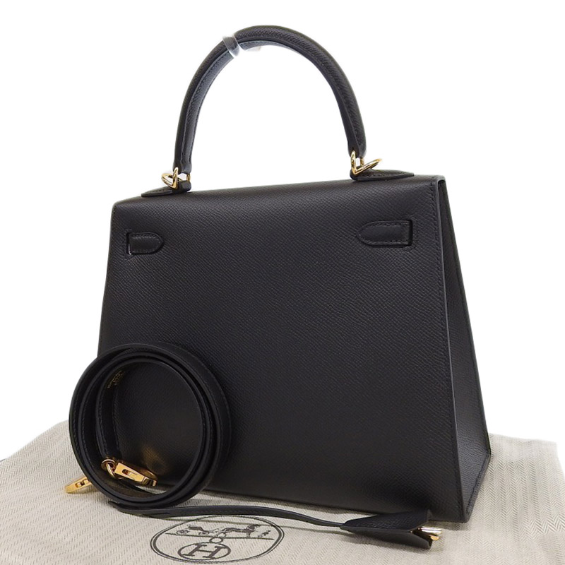 http://エルメス%20HERMES%20ケリー25%20外縫い%202WAYバッグ%20ハンドバッグ%20ショルダーバッグ%20エプソン%20ブラック%20Z刻印%202021年%20美品%20HE0937