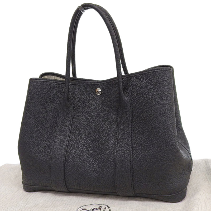 http://エルメス%20HERMES%20ガーデンパーティPM%20トートバッグ%20ネゴンダ%20ブラック%20A刻印%202017年%20中古%20HE0938