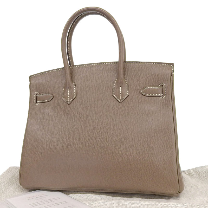 http://エルメス%20HERMES%20バーキン30%20ハンドバッグ%20ヴォーエプソン%20エトゥープ%20□P刻印%202012年%20中古%20HE0942