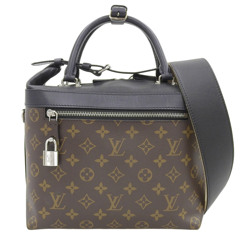 ルイヴィトン LOUIS VUITTON モノグラム シティクルーザーPM 2WAYバッグ ハンドバッグ ノワール/ネイビー M52008 中古 LV1573