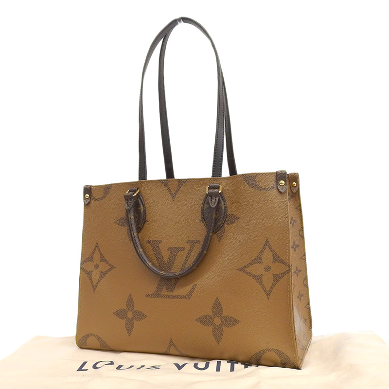 http://ルイヴィトン%20LOUIS%20VUITTON%20モノグラム・ジャイアント%20オンザゴーMM%202WAY%20トートバッグ%20ショルダーバッグ%20M45321%20中古%20LV1577