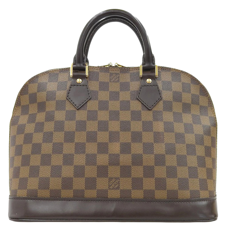ルイヴィトン LOUIS VUITTON ダミエ アルマ ハンドバッグ エベヌ N51131 中古 LV1604