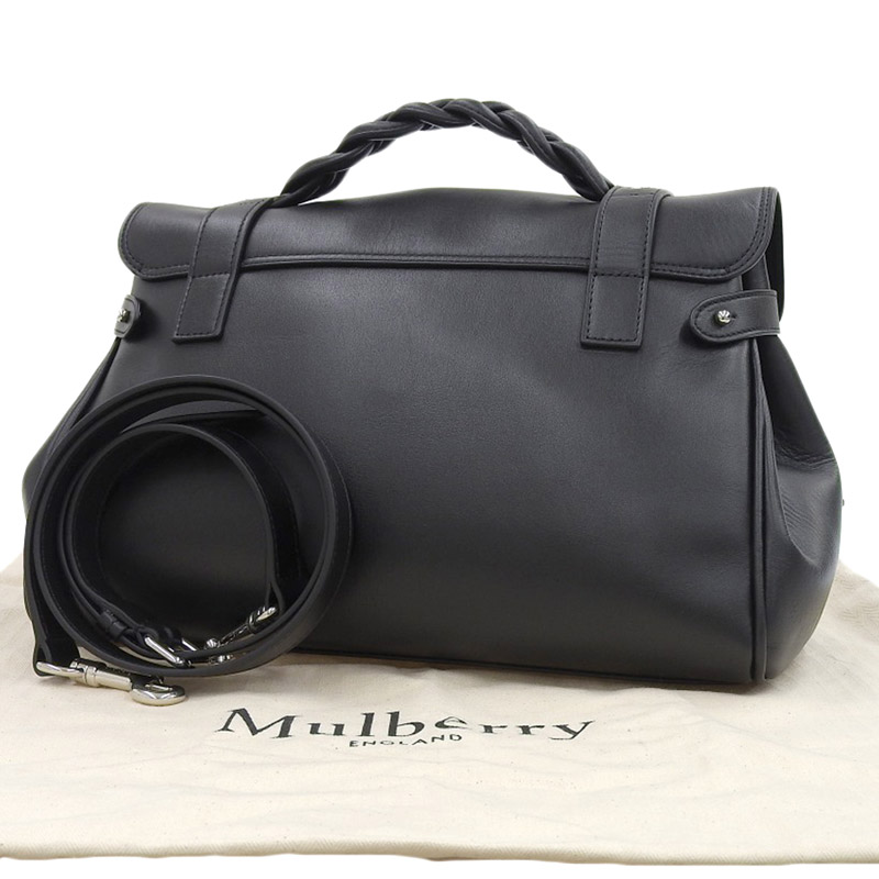 http://マルベリー%20MULBERRY%20アレクサ%202WAYバッグ%20ハンドバッグ%20ショルダーバッグ%20ブラック%20レザー%20美品%20OB1836