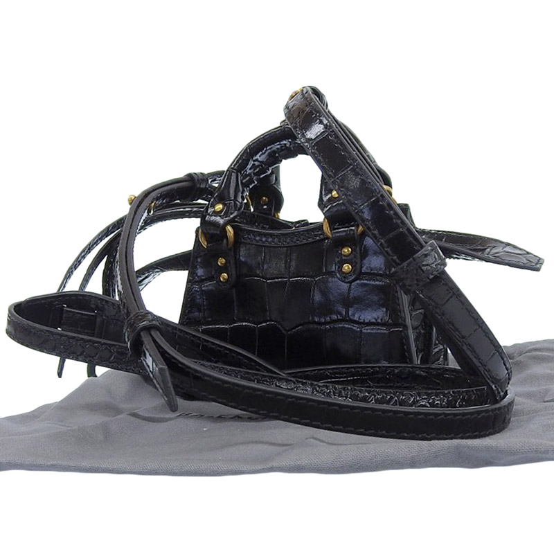 http://バレンシアガ%20BALENCIAGA%20シティ%202WAYバッグ%20ショルダーバッグ%20ミニショルダー%20レザー%20ブラック%20669537%20美品%20OB1855