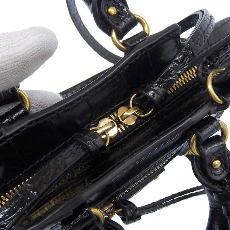 http://バレンシアガ%20BALENCIAGA%20シティ%202WAYバッグ%20ショルダーバッグ%20ミニショルダー%20レザー%20ブラック%20669537%20美品%20OB1855
